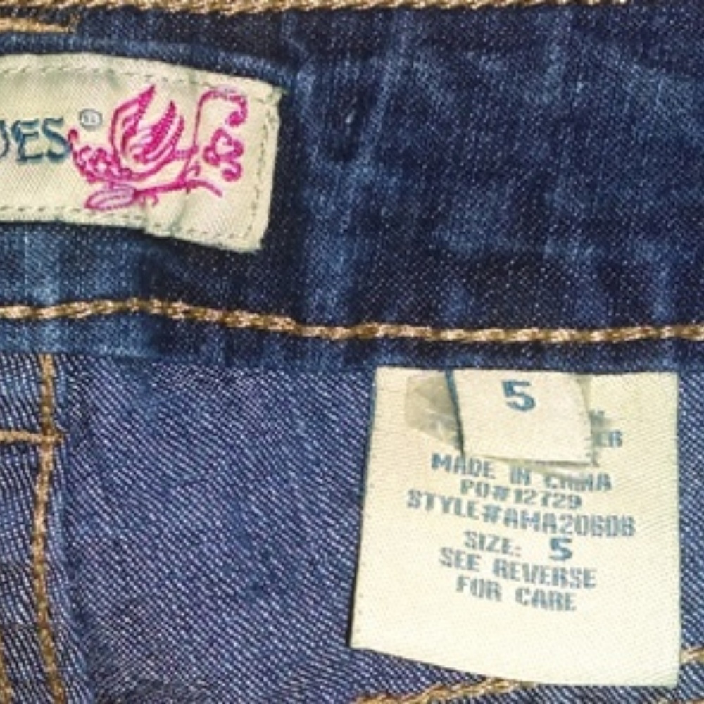 Paris Blues stretch blue jeans sz 5 - Picture 5 of 7